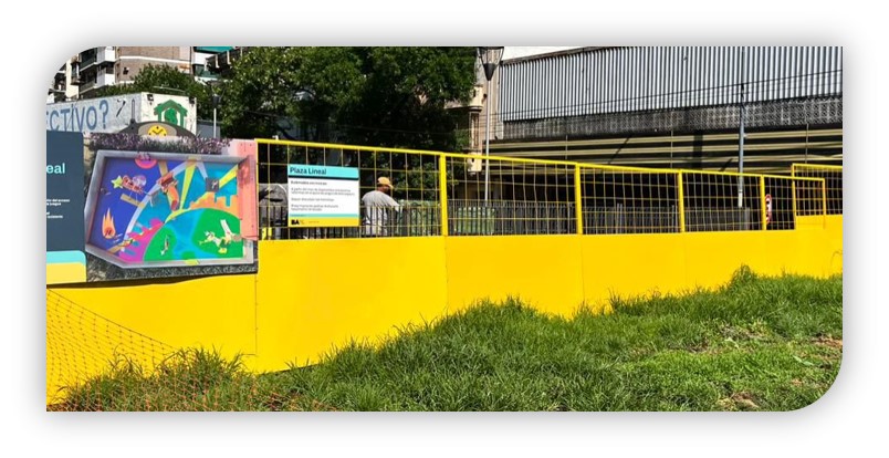 Vallas semi cubiertas altas
